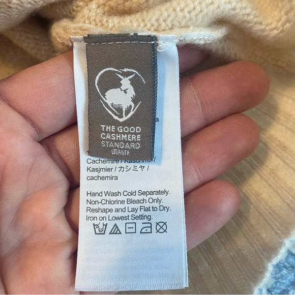 J.Crew Cashmere Marled Sweater In Stripe Size Large - Picture 3 of 9